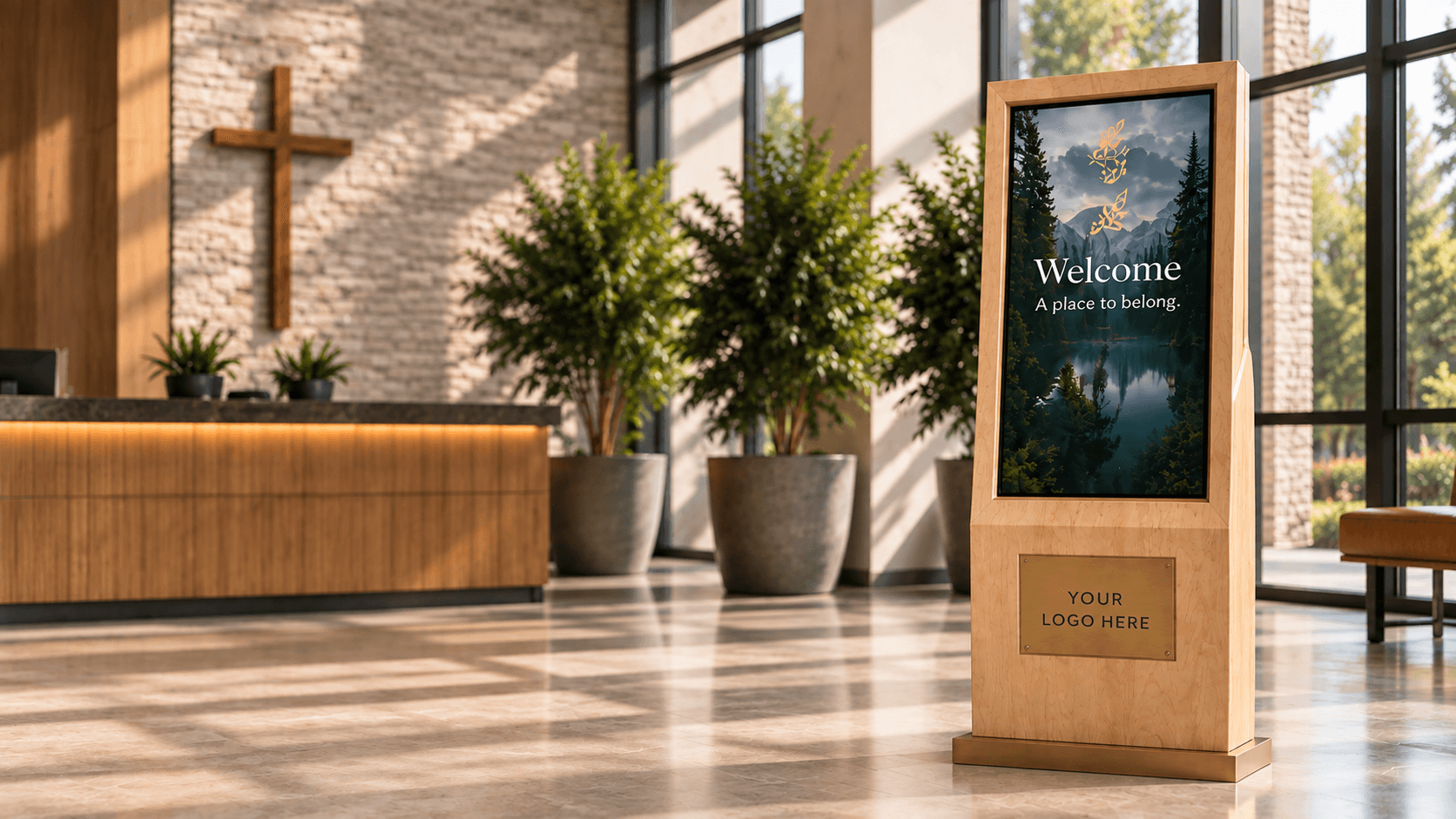 Presence commercial interactive display by Arbor and Brass.
